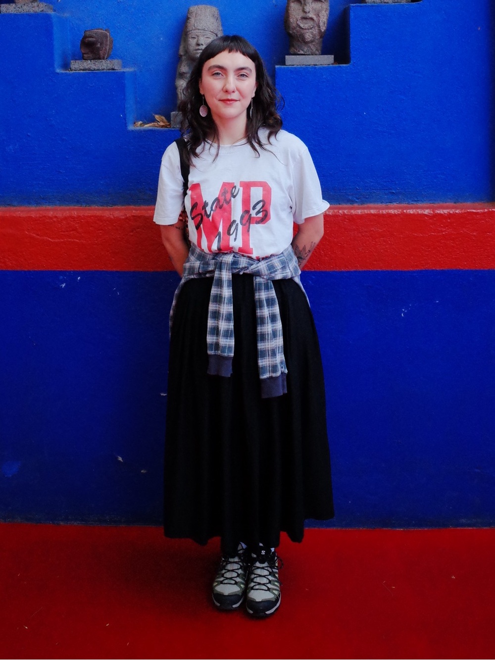 The Perfect Vintage *Drop Waist* Black Skirt